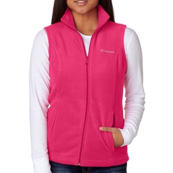 Columbia Women's Benton Springs Fleece Vest-size Medium - Picture 1 of 13